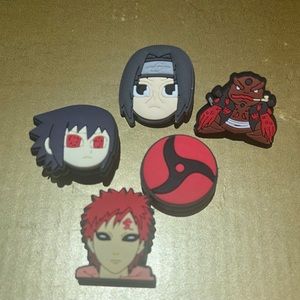 🐊3 sets/$15 or $8 pack Naruto2 Shoe charm
